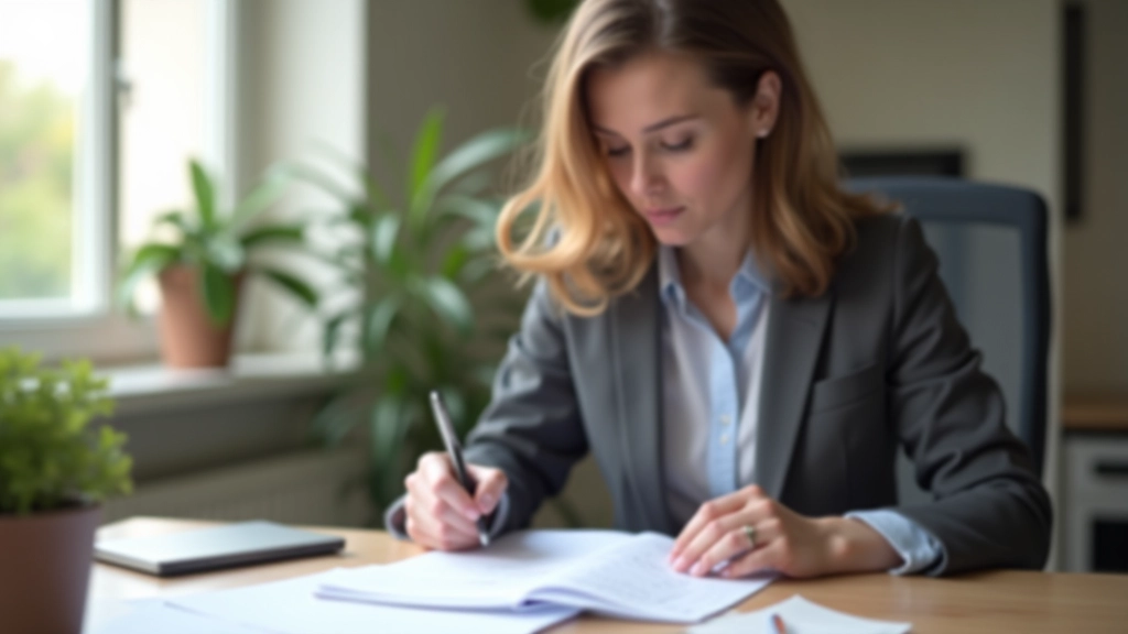 Femme analysant ses dépenses mensuelles sur un tableau budgétaire détaillé